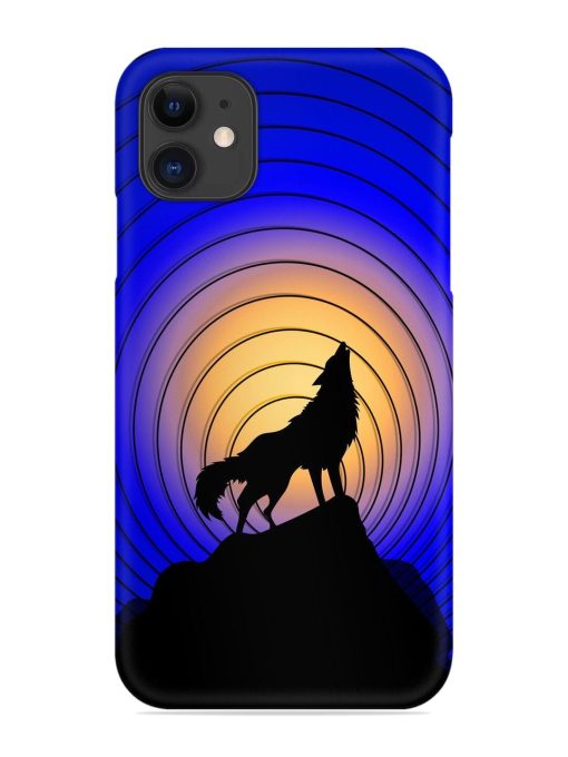 Fox Roaring Design Snap Case for Apple Iphone 11 Zapvi