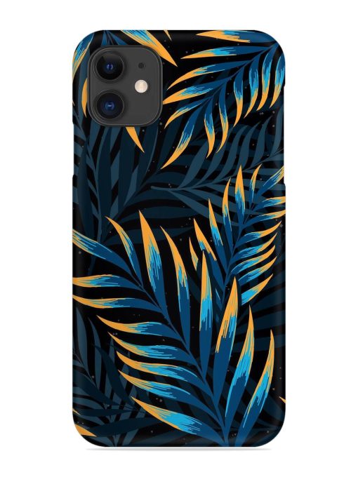 Abstract Leaf Art Snap Case for Apple Iphone 11 Zapvi