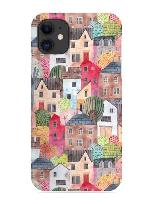 Abstract Seamless Pattern Snap Case for Apple Iphone 11 Zapvi