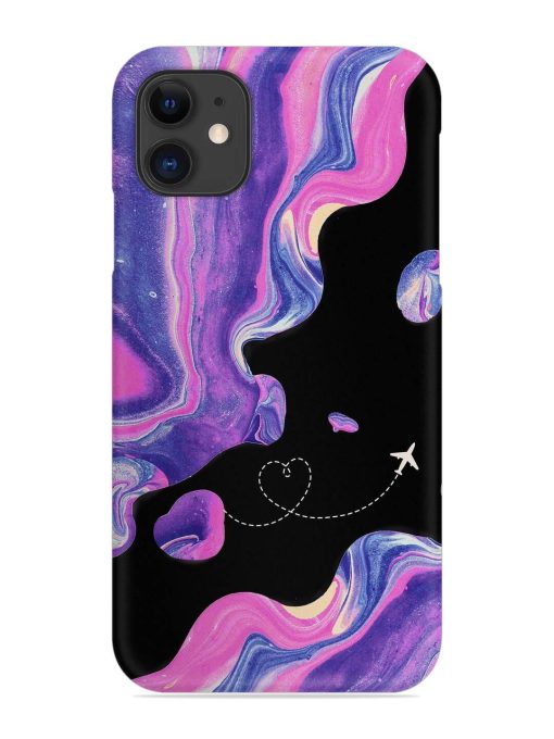 Glitter Art Snap Case for Apple Iphone 11 Zapvi