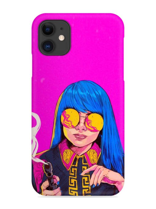 Aesthetic Anime Girl Snap Case for Apple Iphone 11 Zapvi