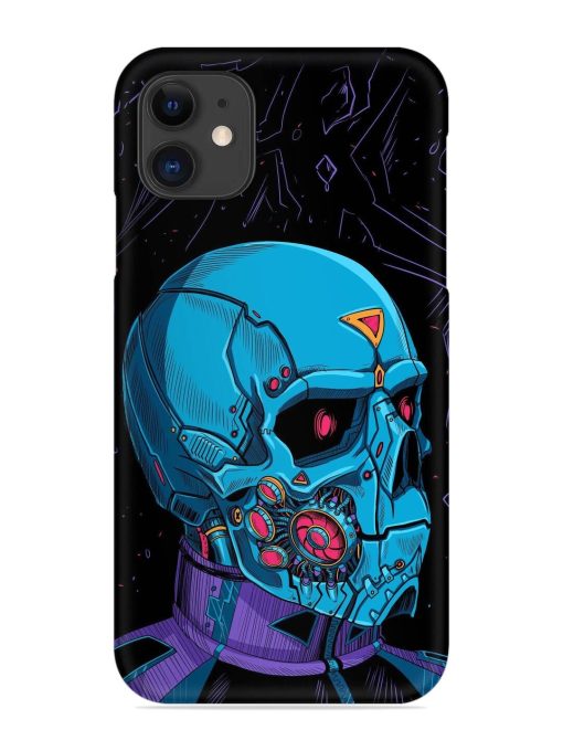 Skull Robo Vector Snap Case for Apple Iphone 11 Zapvi