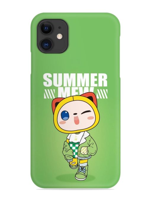 Summer Mew Snap Case for Apple Iphone 11 Zapvi