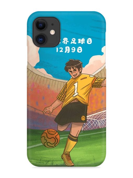 Soccer Kick Snap Case for Apple Iphone 11 Zapvi