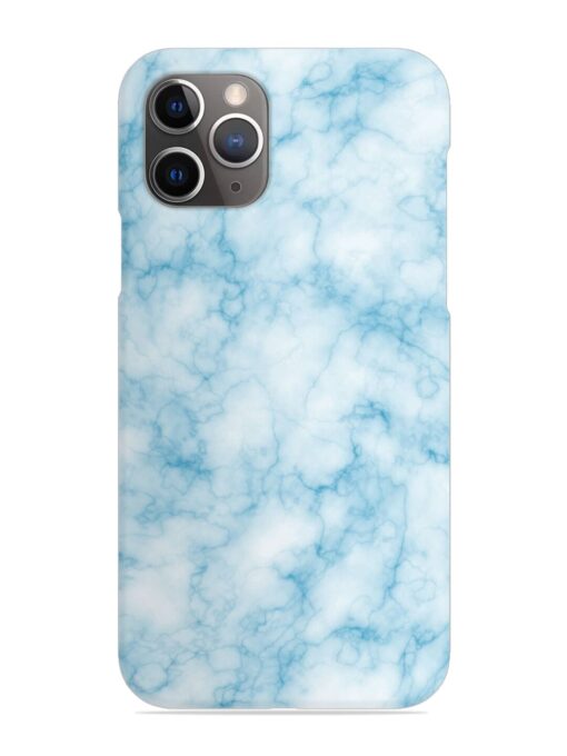 Blue White Natural Marble Snap Case for Apple Iphone 11 Pro Zapvi