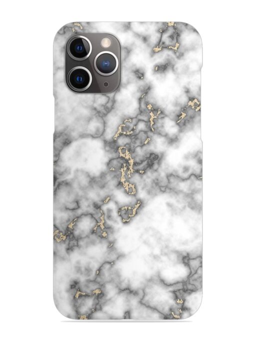 Gray And Gold Marble Snap Case for Apple Iphone 11 Pro Zapvi