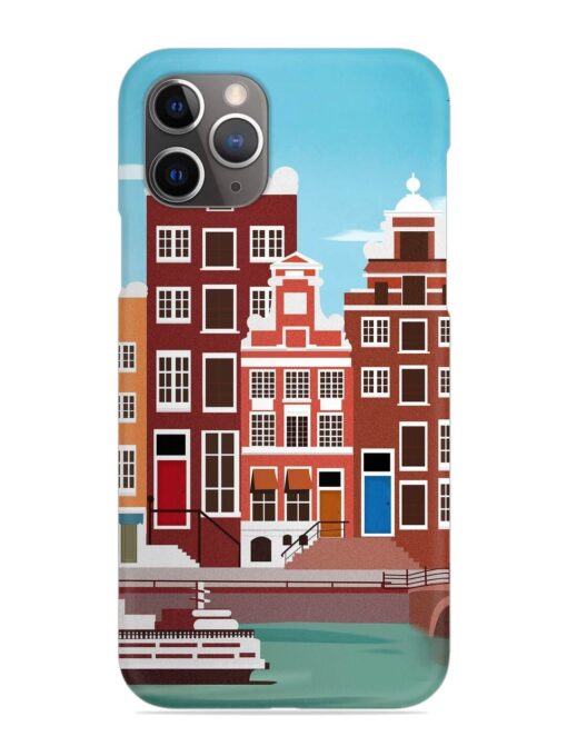 Scenery Architecture Amsterdam Landscape Snap Case for Apple Iphone 11 Pro Zapvi