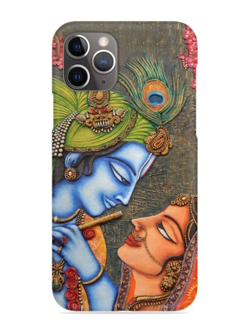 Lord Radha Krishna Flute Art Snap Case for Apple Iphone 11 Pro Zapvi