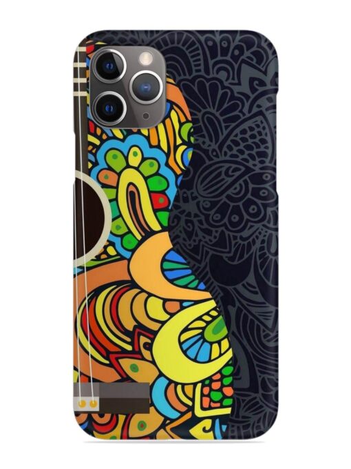 Guitar Vector Art Snap Case for Apple Iphone 11 Pro