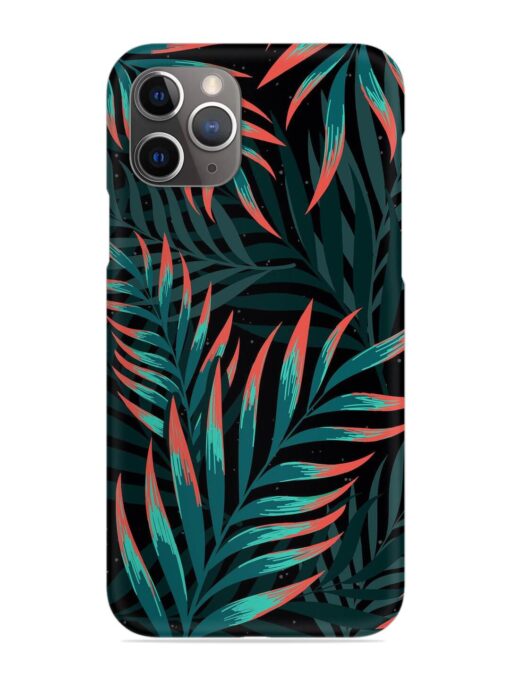 Green Leaf Art Snap Case for Apple Iphone 11 Pro Zapvi