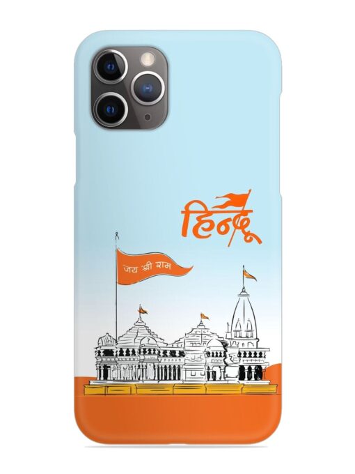 Ram Mandir Hindu Snap Case for Apple Iphone 11 Pro Zapvi