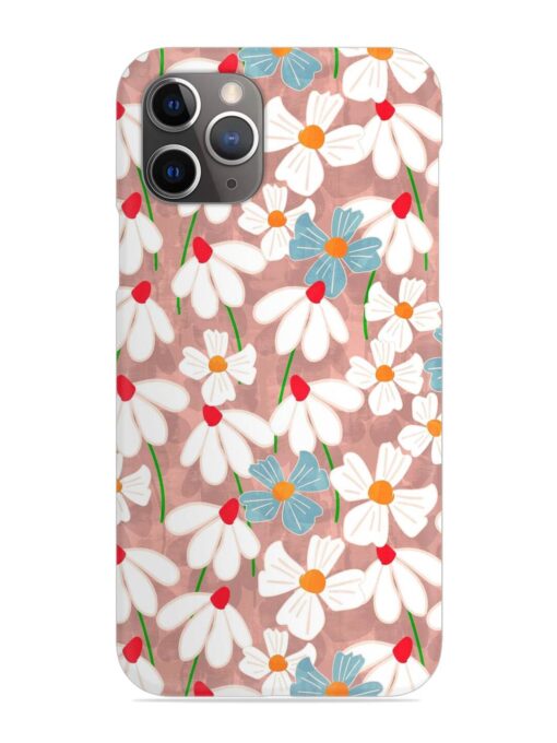 Abstract Petal Flowers Snap Case for Apple Iphone 11 Pro Zapvi