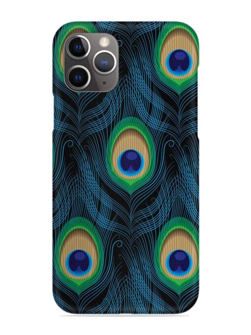 Seamless Pattern Peacock Snap Case for Apple Iphone 11 Pro Zapvi