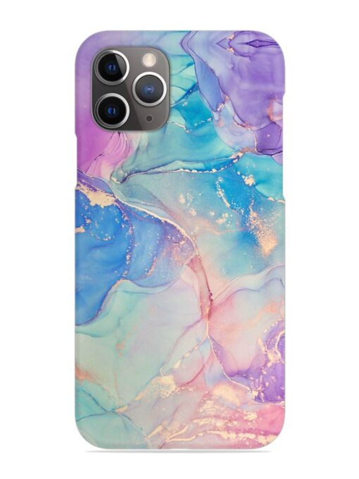 Alcohol Ink Colors Snap Case for Apple Iphone 11 Pro Zapvi