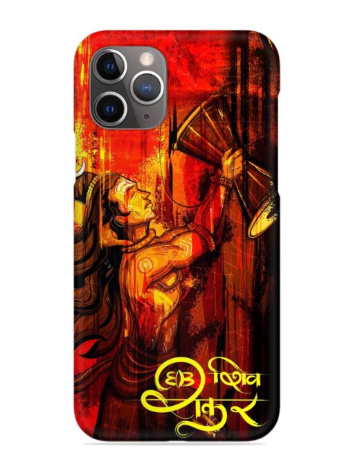 Illustration Lord Shiva Snap Case for Apple Iphone 11 Pro Zapvi