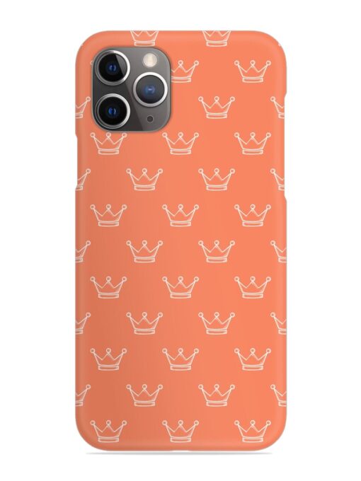 Hand Drawn Crown Snap Case for Apple Iphone 11 Pro