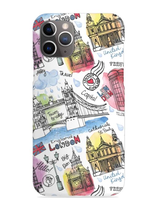 Vector London Landmark Snap Case for Apple Iphone 11 Pro Zapvi