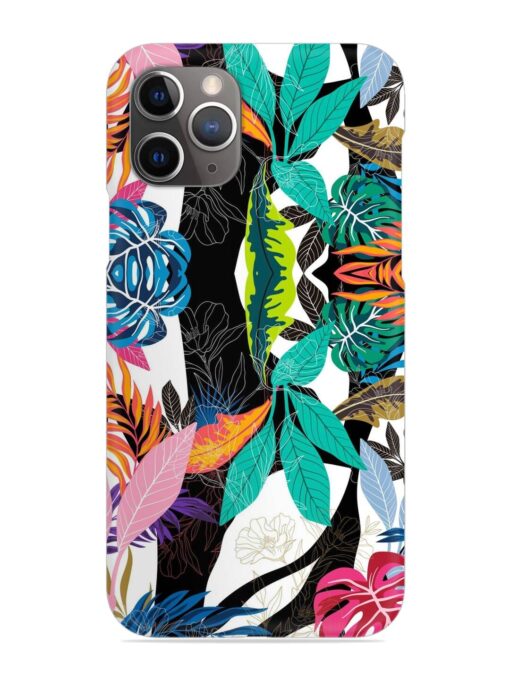 Floral Pattern Bright Snap Case for Apple Iphone 11 Pro