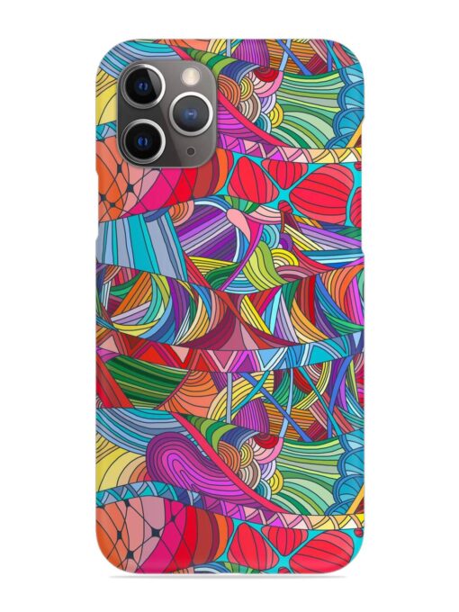 Seamless Patterns Hand Drawn Snap Case for Apple Iphone 11 Pro Zapvi