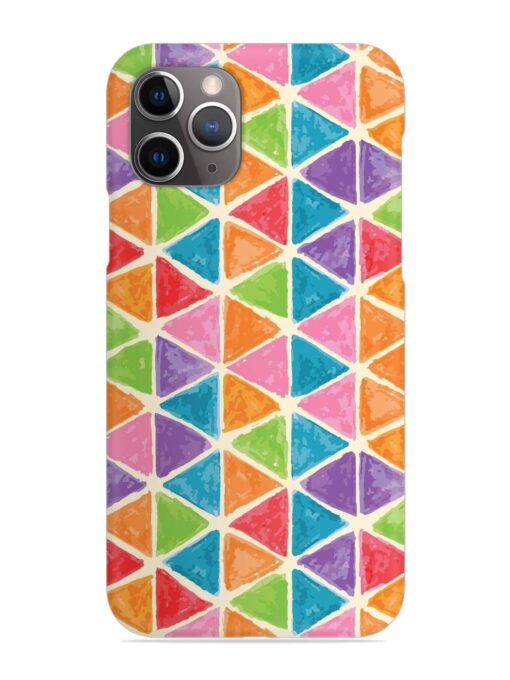 Seamless Colorful Isometric Snap Case for Apple Iphone 11 Pro