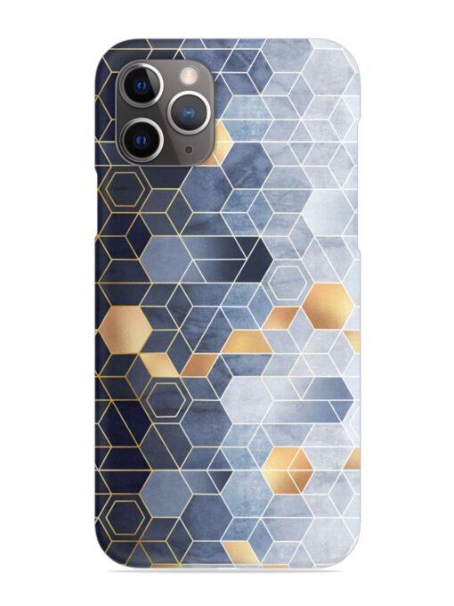 Geometric Abstraction Hexagons Snap Case for Apple Iphone 11 Pro Zapvi