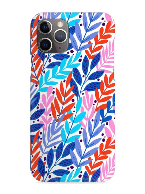 Bright Floral Tropical Snap Case for Apple Iphone 11 Pro