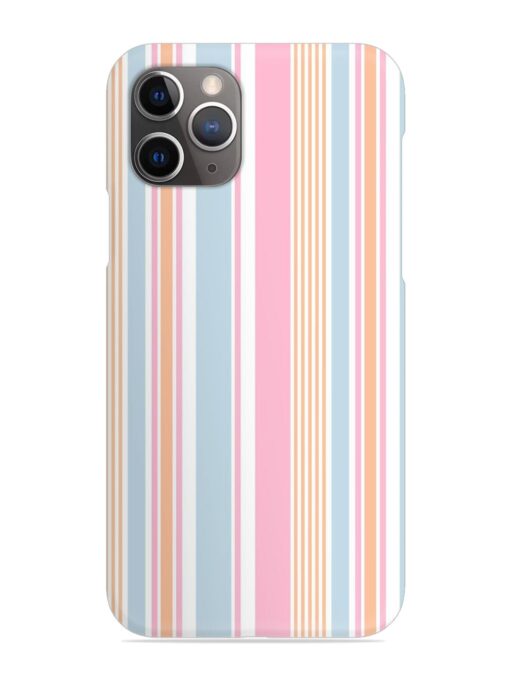 Stripe Seamless Pattern Snap Case for Apple Iphone 11 Pro Zapvi