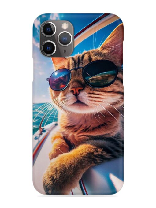 Cat In Style Snap Case for Apple Iphone 11 Pro Zapvi