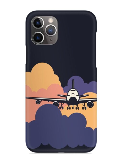 Aeroplane vector Snap Case for Apple Iphone 11 Pro Zapvi