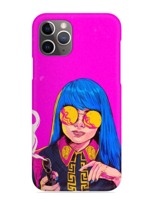 Aesthetic Anime Girl Snap Case for Apple Iphone 11 Pro Zapvi