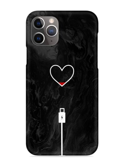 Heart Charging Vector Snap Case for Apple Iphone 11 Pro Zapvi