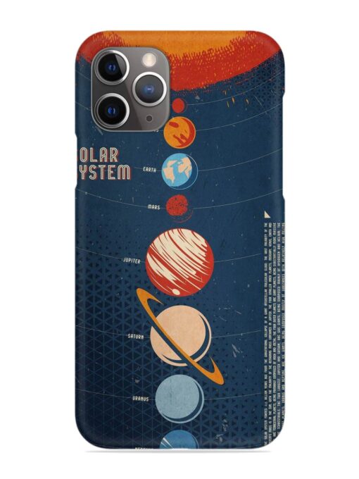 Solar System Vector Snap Case for Apple Iphone 11 Pro Zapvi