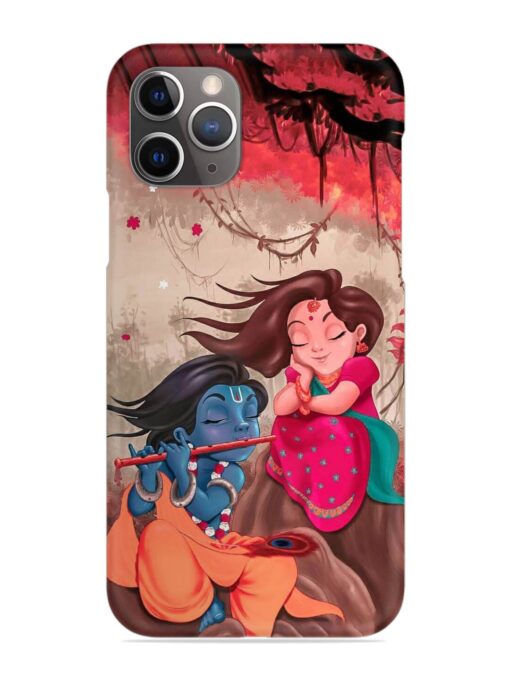 Radhe Krishna Water Art Snap Case for Apple Iphone 11 Pro Max Zapvi