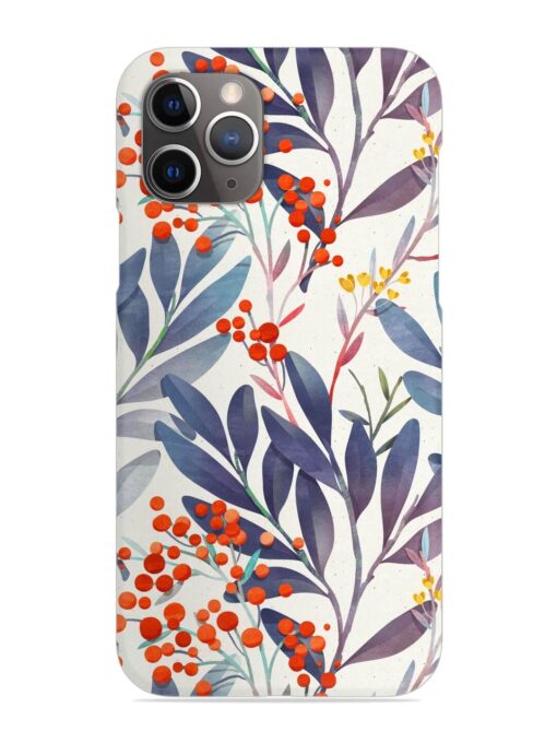 Seamless Floral Pattern Snap Case for Apple Iphone 11 Pro Max Zapvi