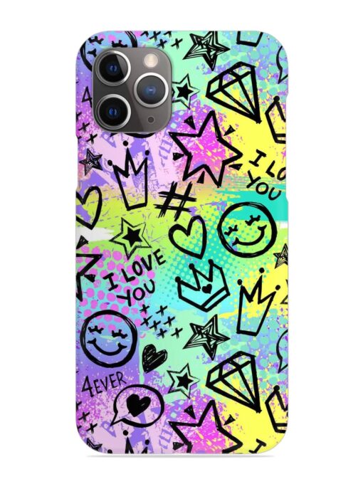 Bright Seamless Pattern Snap Case for Apple Iphone 11 Pro Max Zapvi