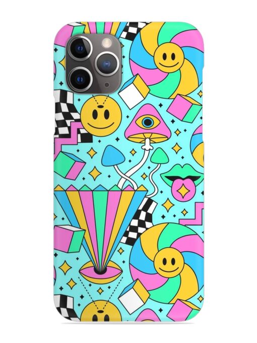 Trippy Rainbow 60S Snap Case for Apple Iphone 11 Pro Max