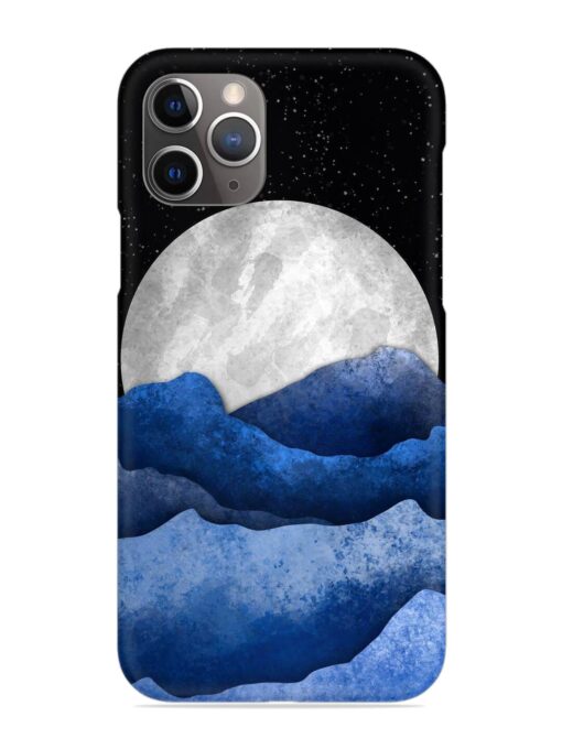 Full Moon Mountain Vector Snap Case for Apple Iphone 11 Pro Max Zapvi