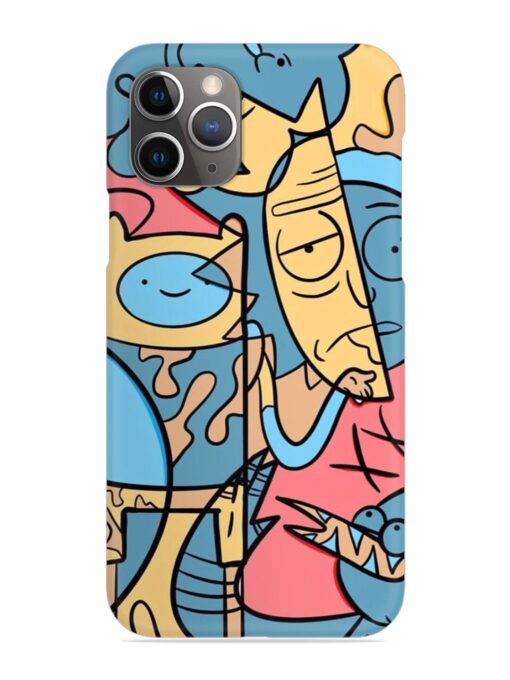 Silly Face Doodle Snap Case for Apple Iphone 11 Pro Max Zapvi