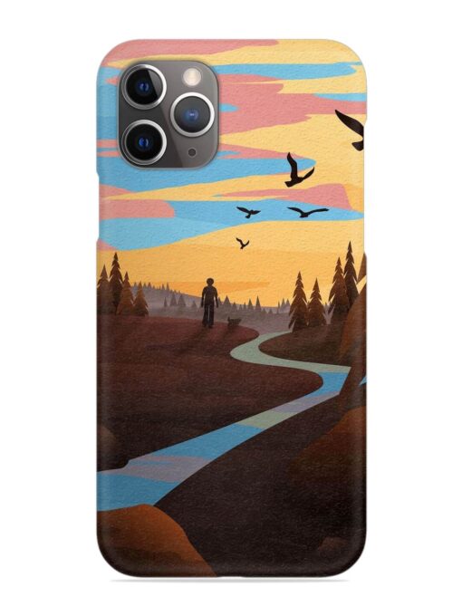 Natural Landscape Art Snap Case for Apple Iphone 11 Pro Max Zapvi