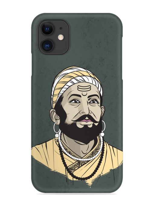 Shivaji Maharaj Vector Art Snap Case for Apple Iphone 12