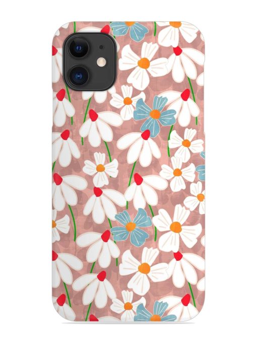 Abstract Petal Flowers Snap Case for Apple Iphone 12 Zapvi