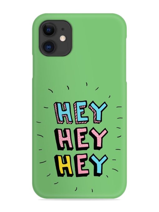 Hey Vector Cartoon Snap Case for Apple Iphone 12 Zapvi