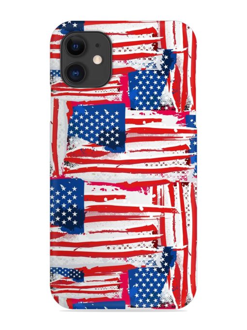 Usa Flag Seamless Snap Case for Apple Iphone 12 Zapvi