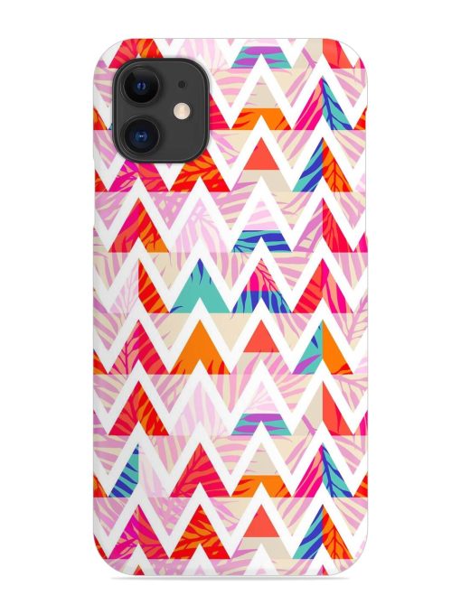 Abstract Triangle Background Snap Case for Apple Iphone 12 Zapvi