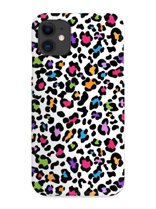 Seamless Leopard Pattern Snap Case for Apple Iphone 12