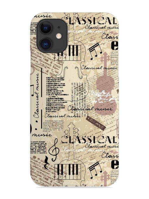 Classical Music Lpattern Snap Case for Apple Iphone 12 Zapvi