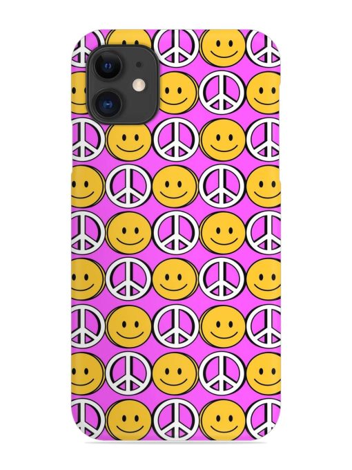 Smiley Face Peace Snap Case for Apple Iphone 12 Zapvi