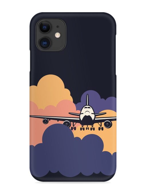 Aeroplane vector Snap Case for Apple Iphone 12 Zapvi