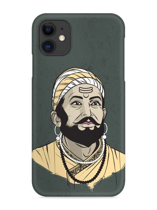 Shivaji Maharaj Vector Art Snap Case for Apple Iphone 12 Mini