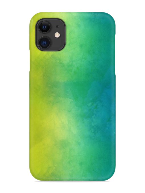 Yellow Green Gradient Snap Case for Apple Iphone 12 Mini Zapvi